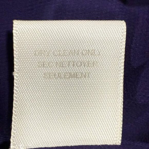 Rebecca Taylor Purple Sheer Floral Tank Top Women’s 6 Layered Flowy Blouse - Picture 8 of 8